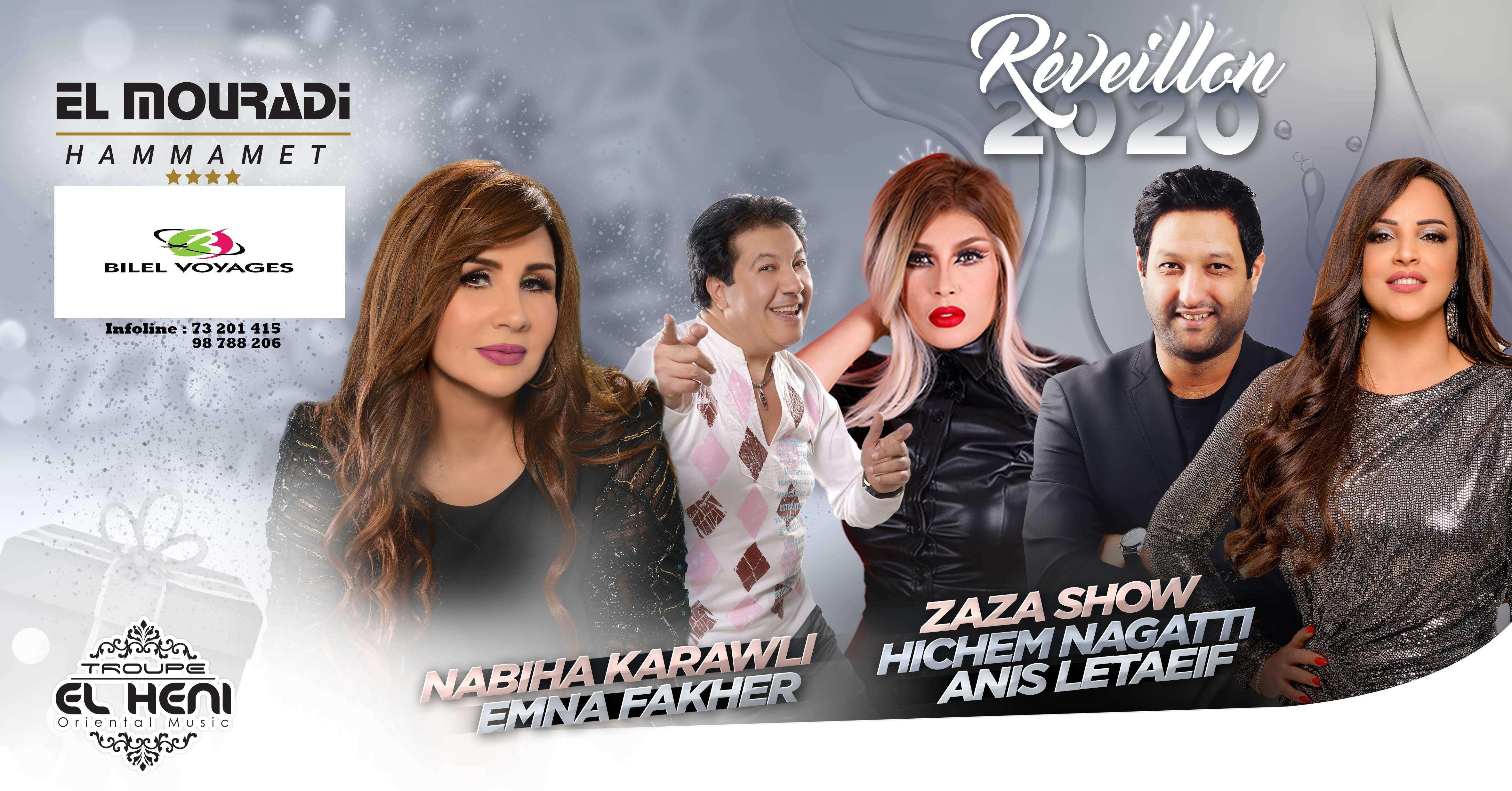 Réveillon El Mouradi Hammamet 4*